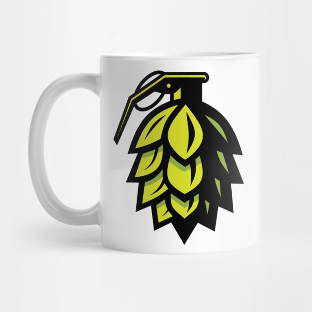 Hop Grenade Front and Center by The Brewing Network Shirt Depot